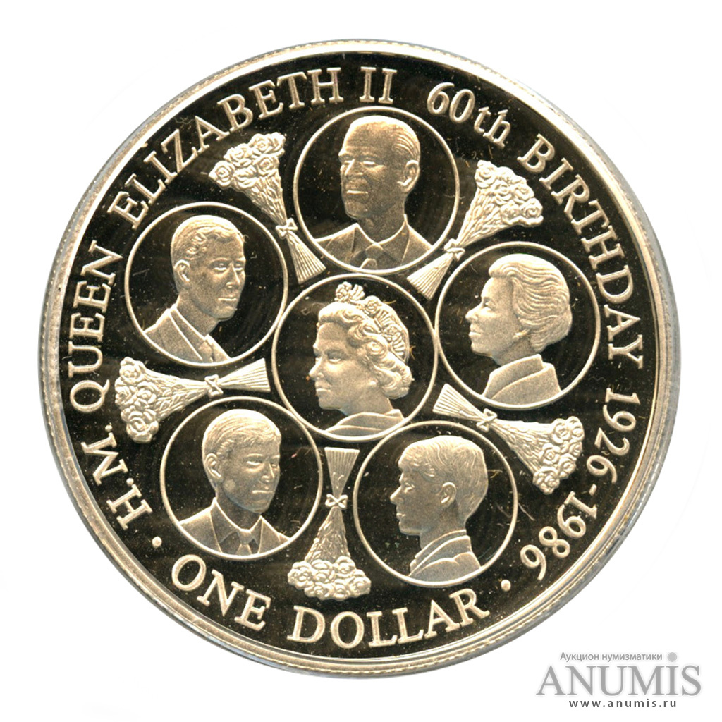 1 доллар 1986. 1 60 долларов. 100 долларов мягкая игрушка. 1 доллар 1985 года — австралия. 1 доллар 2005 60 лет британские виргинские острова серебро.
