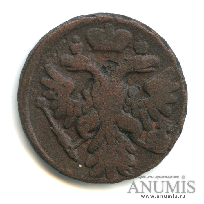 Деньга (½ копейки) 1738 — (½ копейки) - Орел г (Орел 1738 г.)