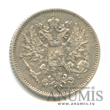 25 пенни 1909 L — Для Финляндии
