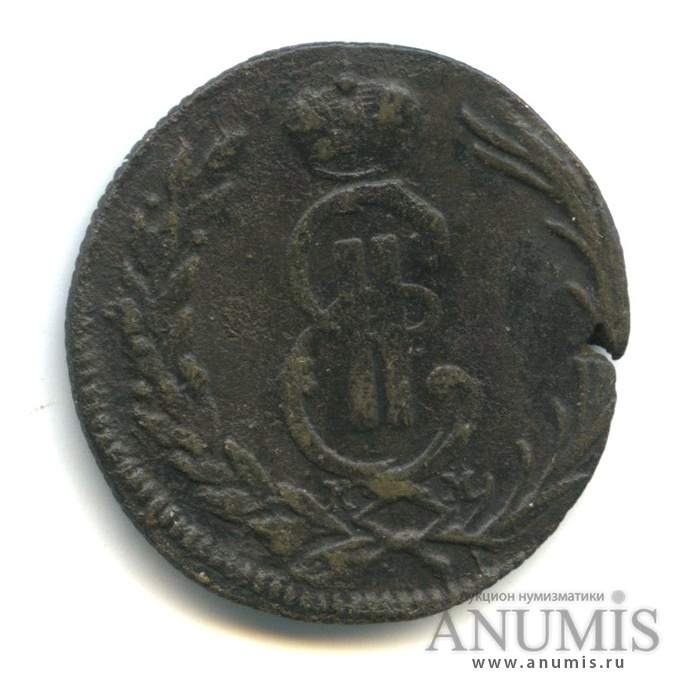 1 копейка 1771 КМ — Сибирская монета