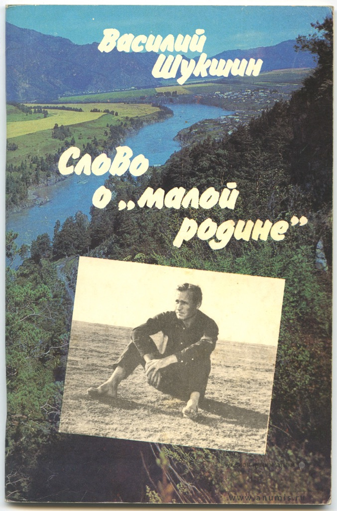 Слово о малой родине шукшин план