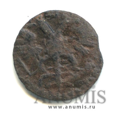 Полушка/Полушка 1721 — ¼ копейки (Год арабский)