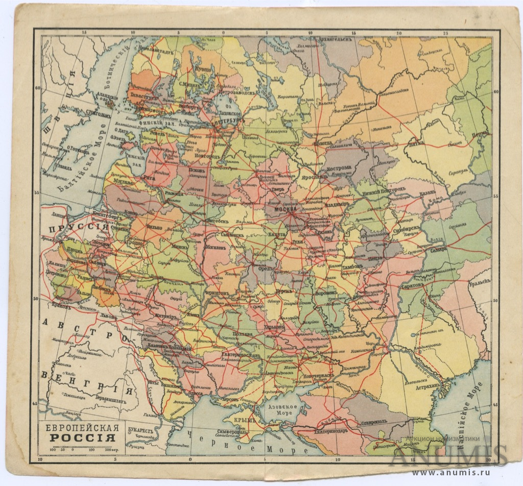 Карта границы российской империи 1917 года карта