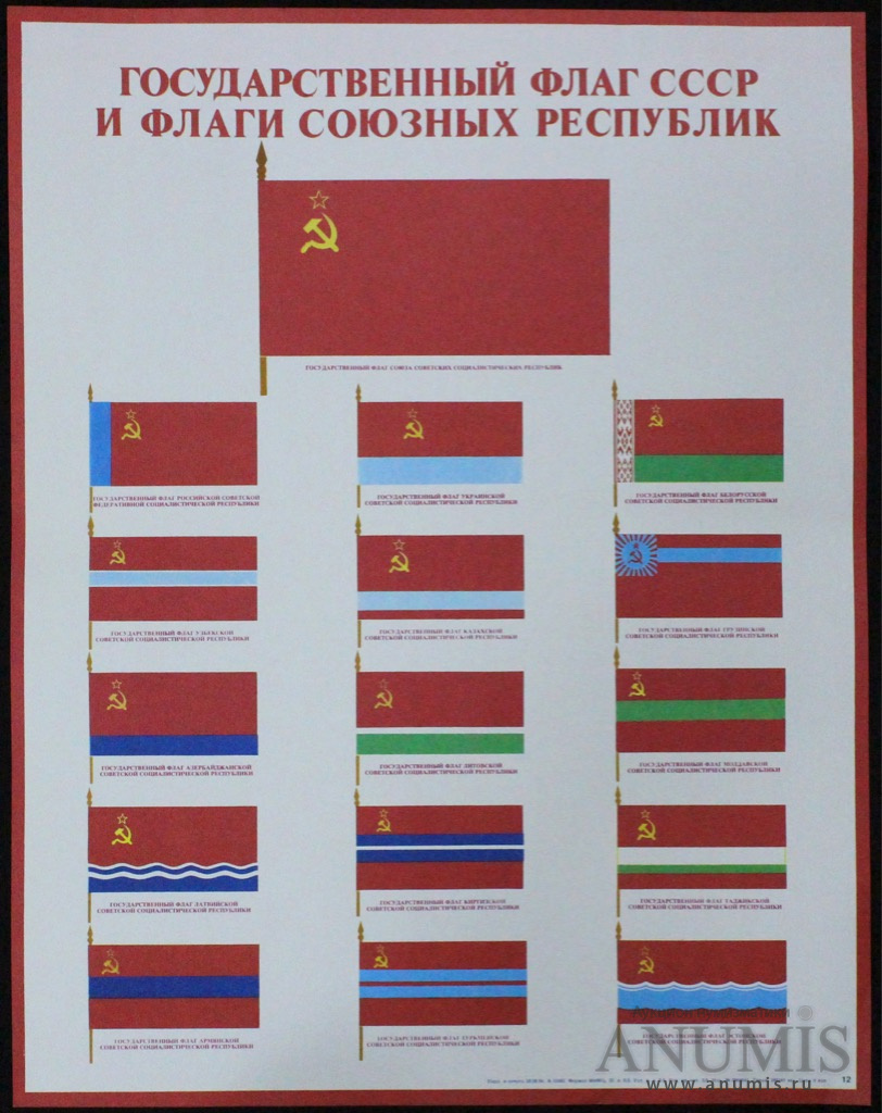 Флаги 15 республик ссср фото
