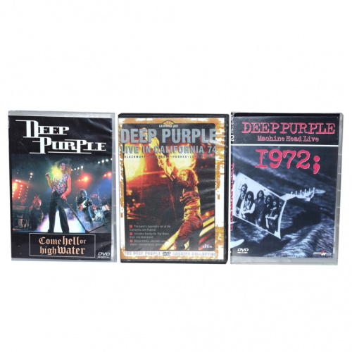 Лот DVD-дисков «Deep Purple» 3 шт