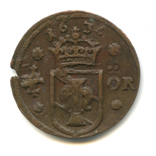 ¼ эре 1634