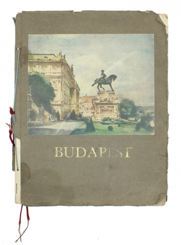 Альбом с иллюстрациями «Будапешт», 32×24,5 см, с подписями от 1946 года