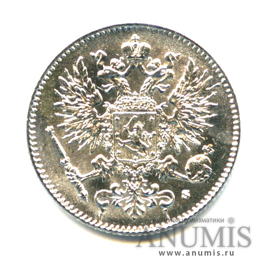 50 пенни 1916 S — Для Финляндии