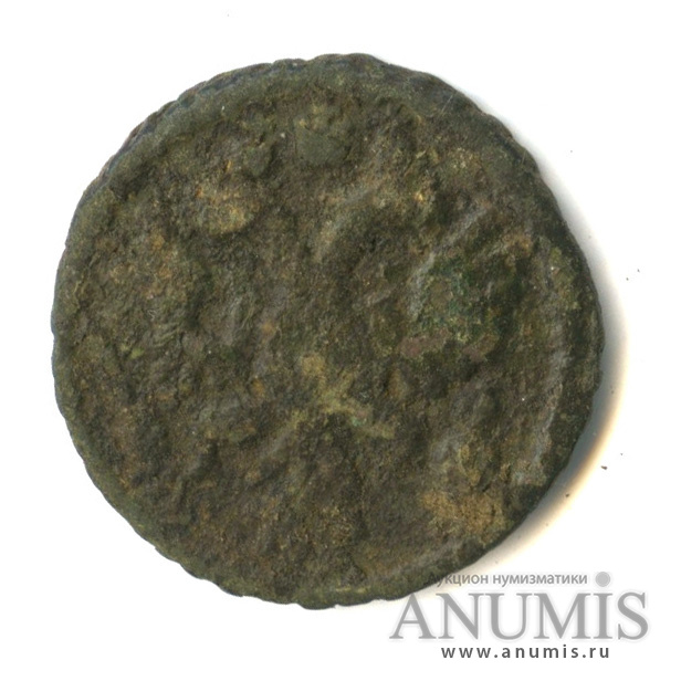 Деньга 1754 — ½ копейки
