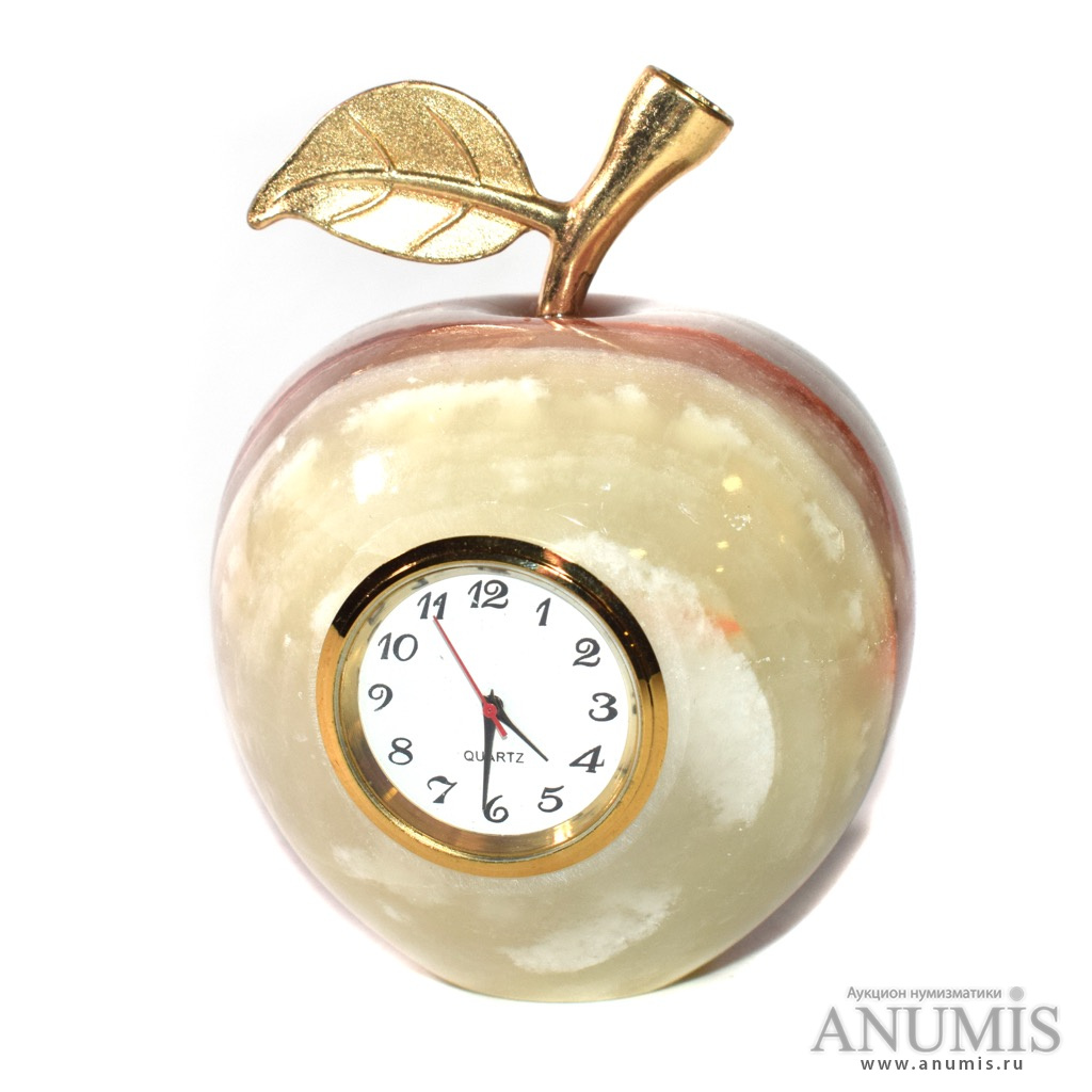 Часы яблоко Оникс