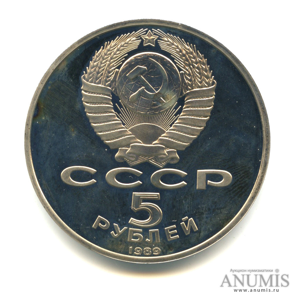 5 рублей 1989 — Регистан