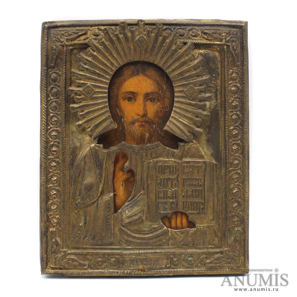 икона вседержитель в окладе