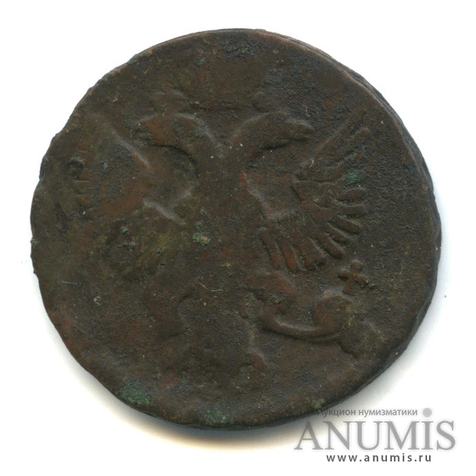Деньга (½ копейки) 1749 — (½ копейки) - Орел 1744, 1748 г (Орел 1744, 1748 г.)