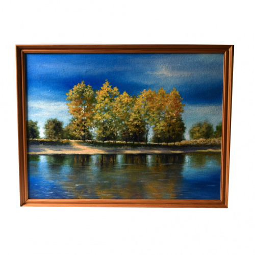 Картина «Кубанские берега». Масло, холст. Размер 32×42 см