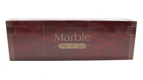 Блок коллекционных сигарет «Marble». Размер упаковки 28×9 см