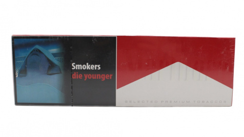 Блок коллекционных сигарет «Marlboro». Размер упаковки 28×9 см