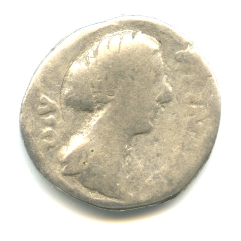 Денарий — Фаустина II — жена Марка Аврелия, Римская Империя, 175 г