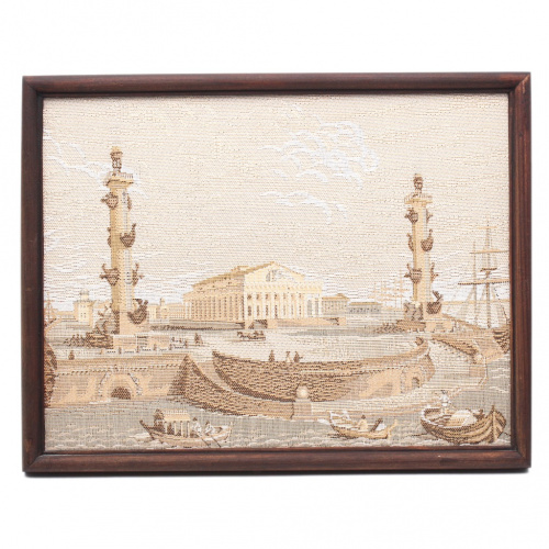 Картина «Ленинград». Размер 34×27 см. Оформлена. Гобелен