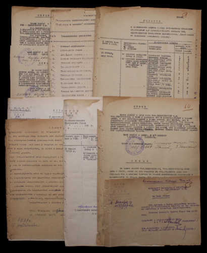 Лот документов РККА, 1930-е гг. 30 штук