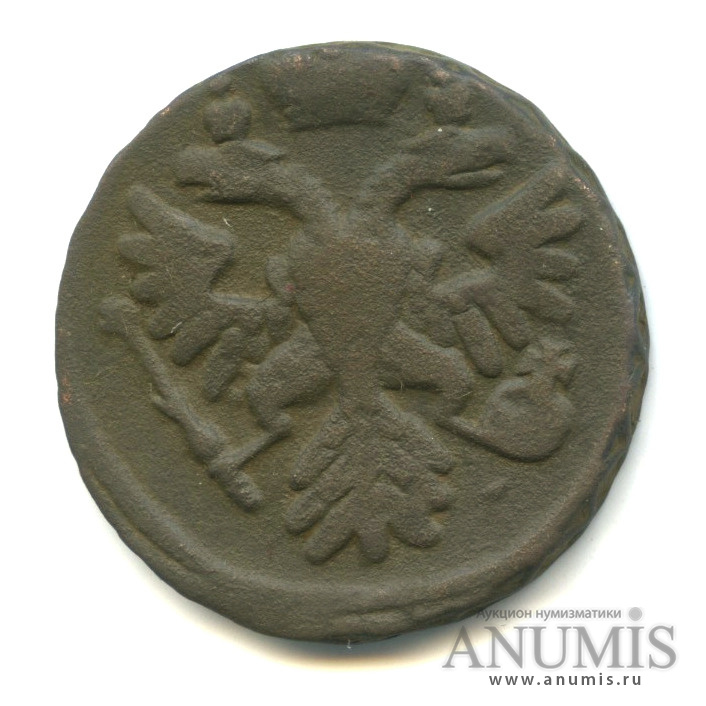 Деньга 1739 — (½ копейки) - Орел 1738 г