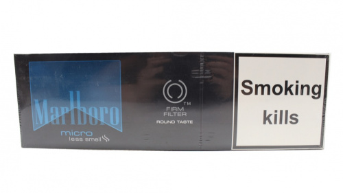 Блок коллекционных сигарет «Marlboro». Размер упаковки 28×9 см. В коллекцию