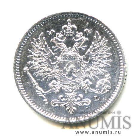 25 пенни 1909 L — Для Финляндии