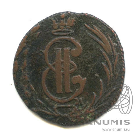 Полушка (¼ копейки) 1770 КМ — (¼ копейки) - Вензель Екатерины II, Сибирь