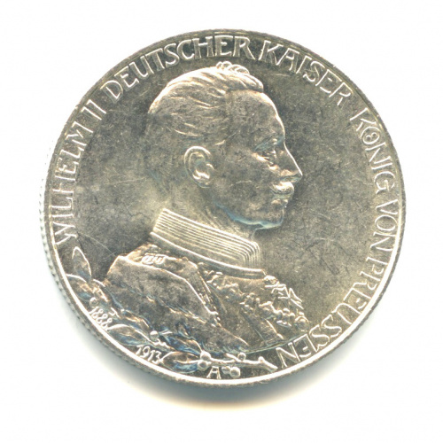 2 марки — 25 лет правлению Вильгельма II 1913