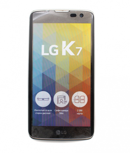 Телефон «LG K». 2 sim карты, селфи-камера 5Мп + зарядное устройство, в коробке. Рабочий