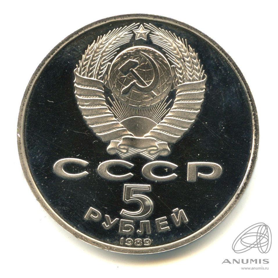 5 рублей 1989 — Регистан