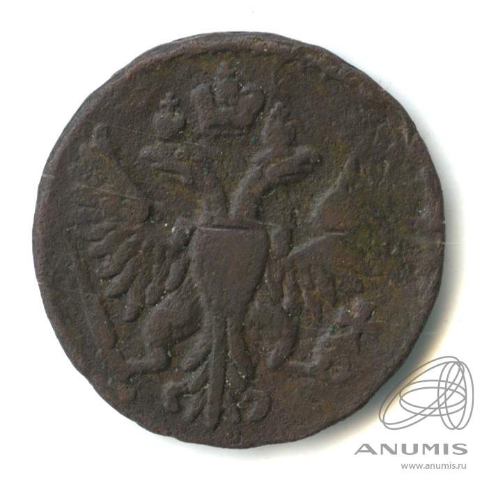 Деньга (½ копейки) 1751 — (½ копейки) - Орел 1748 г (Орел 1748 г.)