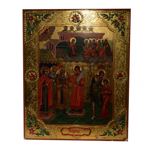 Икона. Дерево. Размер 20×24 см