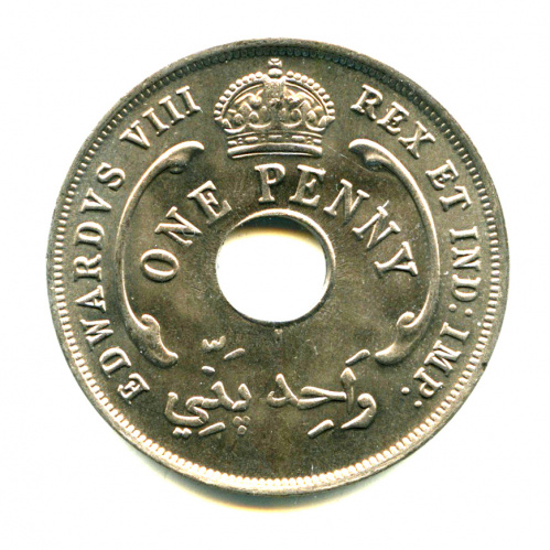1 пенни — Редка в подобной сохранности 1936