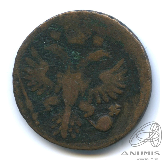 Деньга (½ копейки) 1736 — (½ копейки) - Орел 1730 г (Орел 1730 г.)