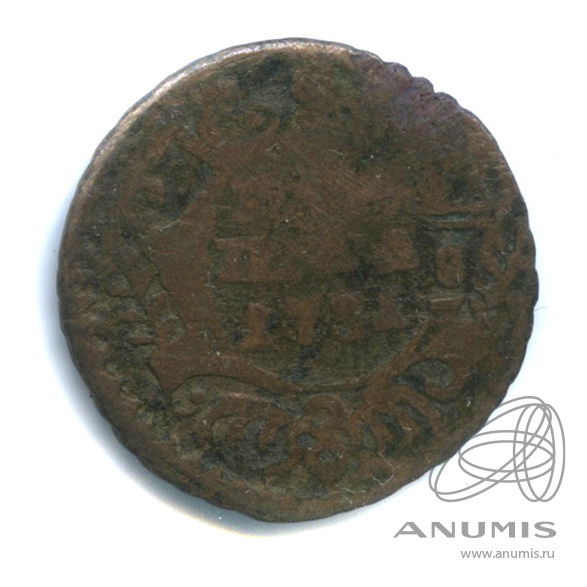 Полушка (¼ копейки) 1731 — (¼ копейки) - Орел 1730 г (Орел 1730 г.)