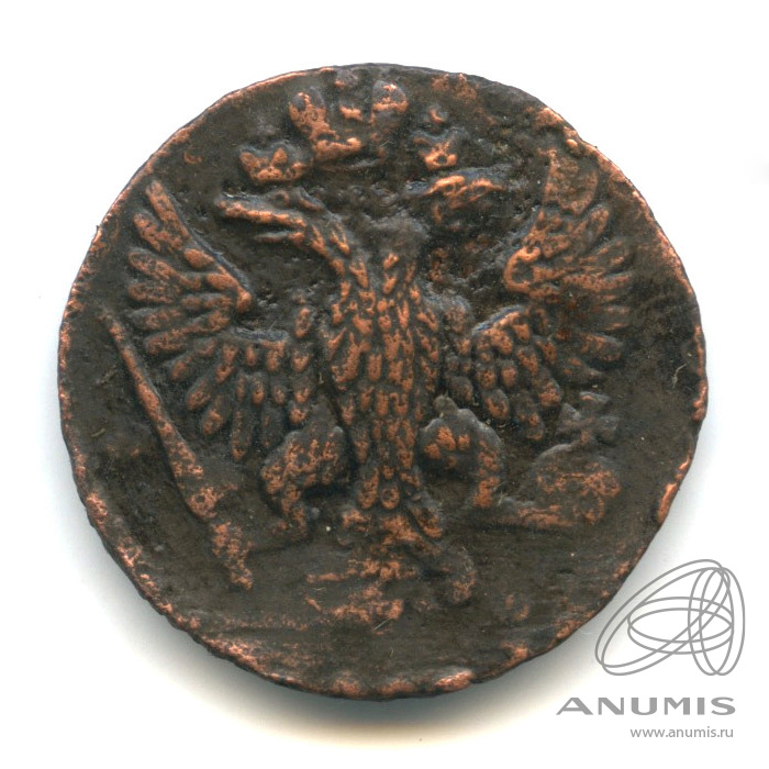 Деньга (½ копейки) 1751 — (½ копейки) - Орел 1748 г (Орел 1748 г.)