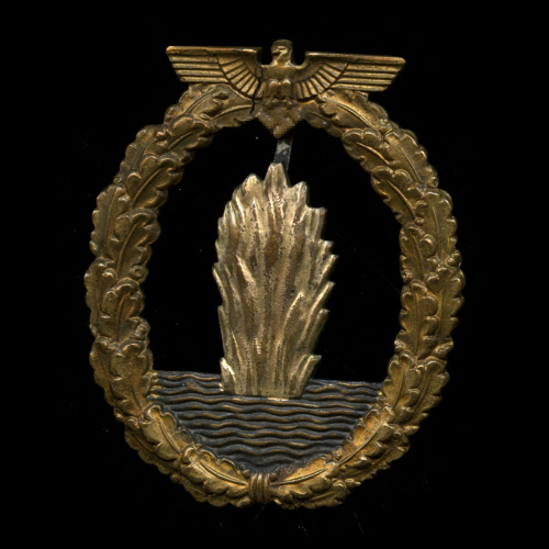 Знак «За боевое траление». Крепление: булавка