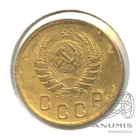 2 копейки 1939 — Венок 11 лент. В холдере. шт. Ж, Федорин-57