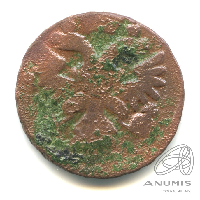 Деньга 1739 — (½ копейки) - Орел 1738 г