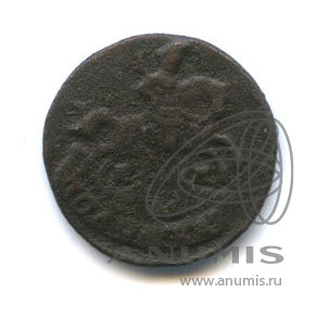 Полушка (¼ копейки) 1770 ЕМ — (¼ копейки) - Вензель императрицы Екатерины II Великой
