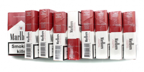 Лот пачек сигарет «Marlboro». Запечатаны. 9 шт. В коллекцию