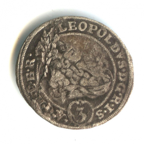 3 крейцера 1697. В капсуле