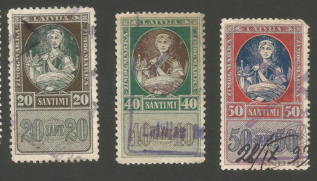 Почтовые марки латвии