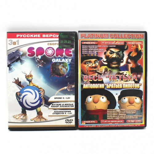 Лот DVD дисков с компьютерными играми. 2 шт