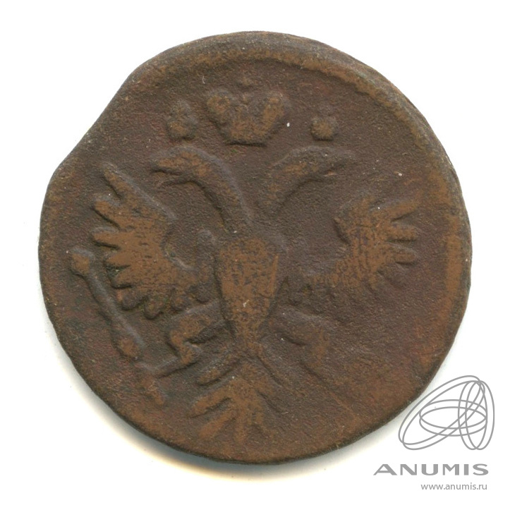 Деньга (½ копейки) 1735 — (½ копейки) - Орел 1730 г (Орел 1730 г.)