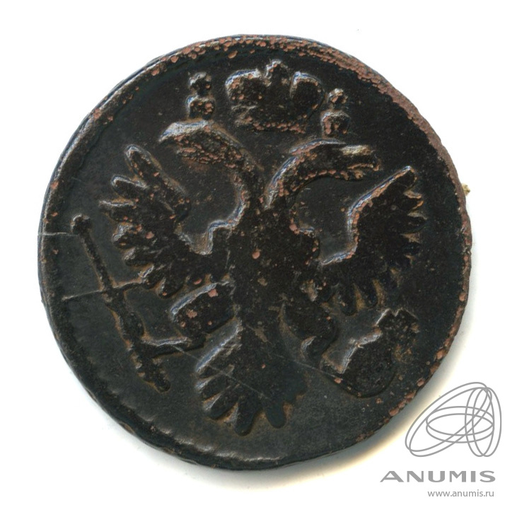 Деньга (½ копейки) 1735 — (½ копейки) - Орел 1730 г (Орел 1730 г.)