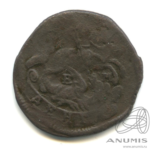 Деньга 1772 ЕМ — ½ копейки
