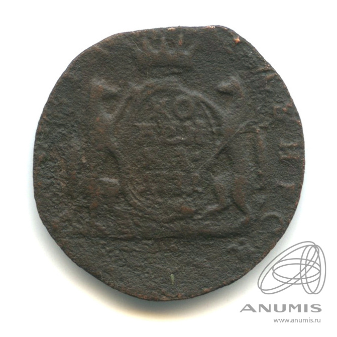 1 копейка 1771 КМ — Сибирская монета