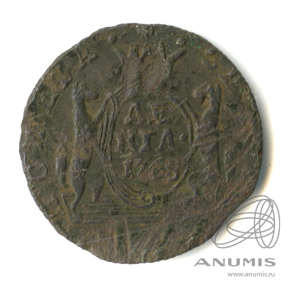 Деньга (½ копейки) 1768 КМ — (½ копейки) - Сибирская монета