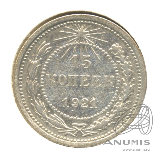 15 копеек 1921 — В холдере